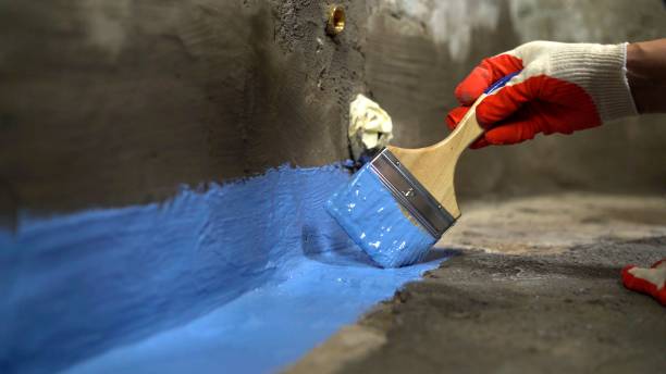 Commercial Waterproofing project at a Richmond, KY business property by SJ Waterproofing Pros